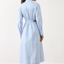Camilla Pinstripe Shirt Dress