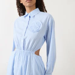 Camilla Pinstripe Shirt Dress