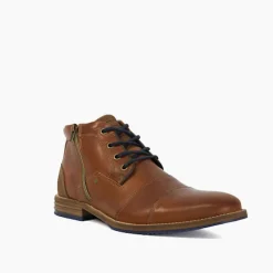 Captains Double Toe-Cap Leather Boots