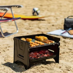 Carbon Steel Flat-Packed Portable BBQ Grill