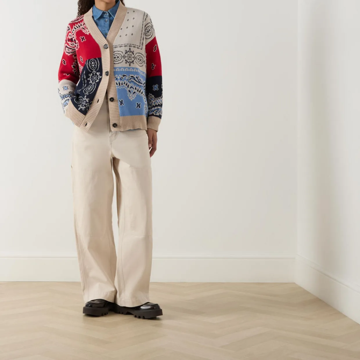 Caronte Straight Leg Drill Trousers