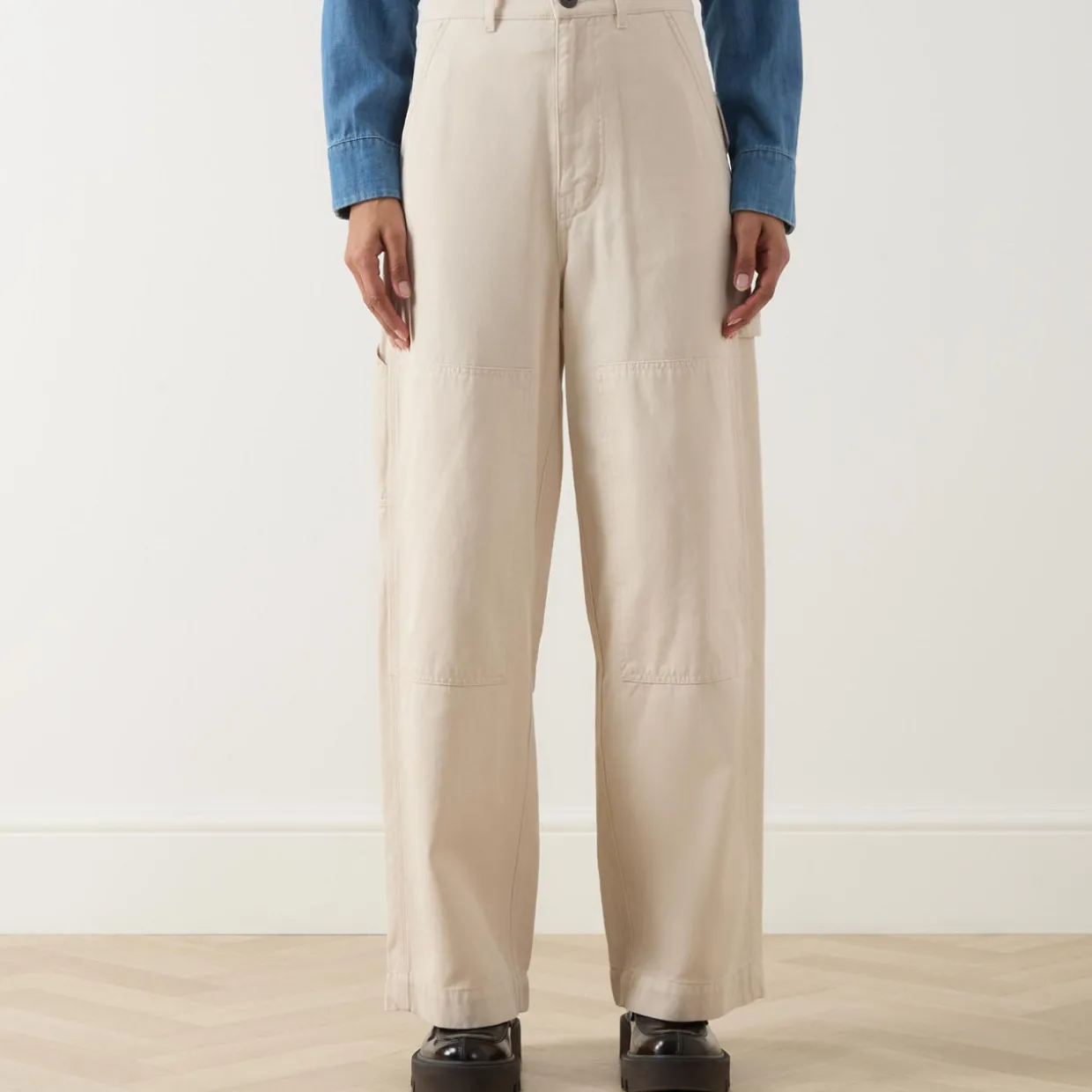Caronte Straight Leg Drill Trousers