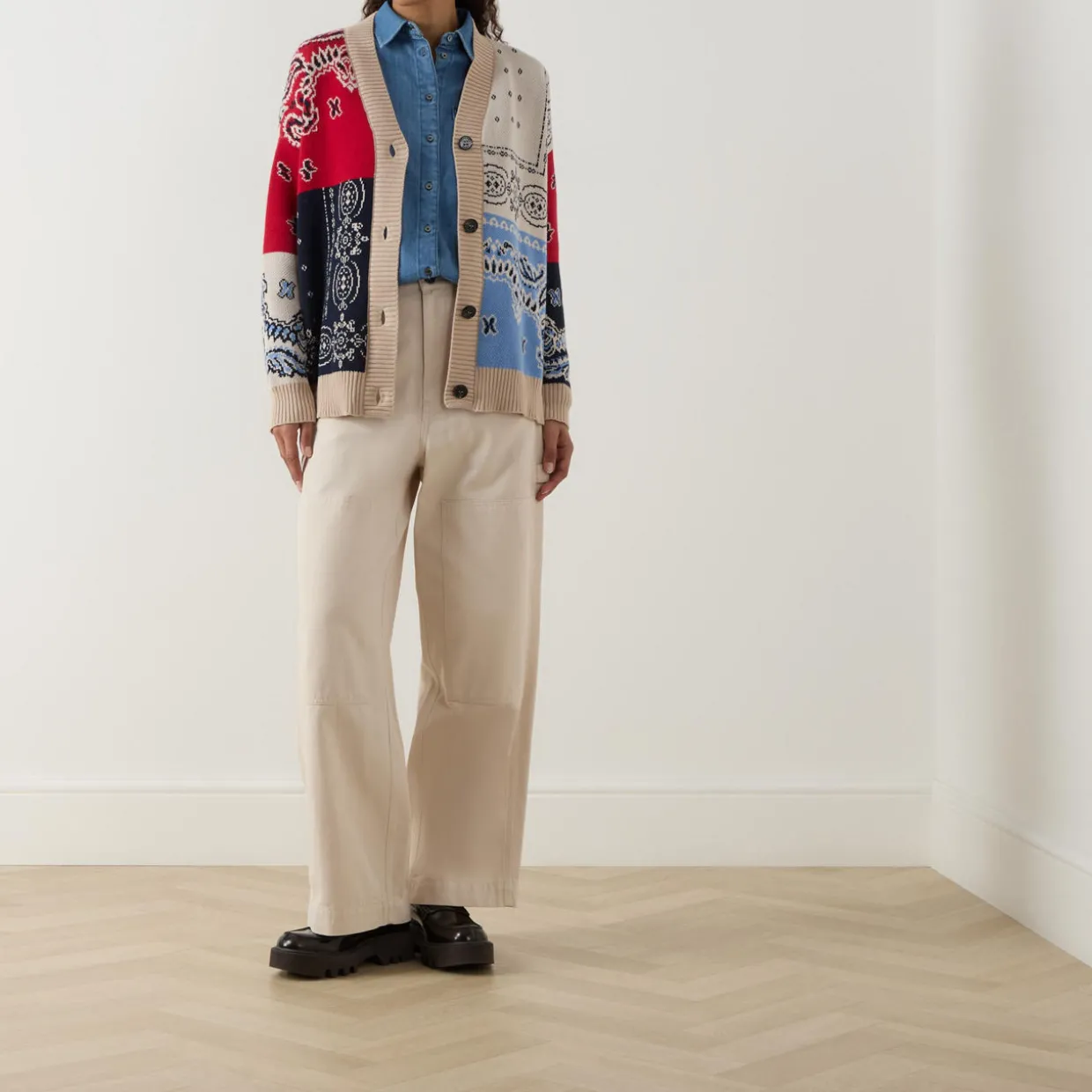 Caronte Straight Leg Drill Trousers