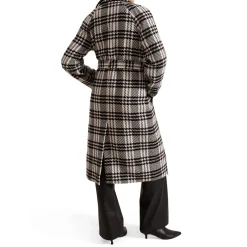 Cassie Check Wrap Coat