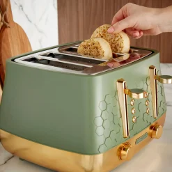 Cassini 4-Slice Toaster Olivine