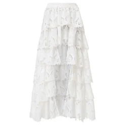 Cavarly Tiered Broderie Anglaise Skirt