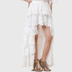 Cavarly Tiered Broderie Anglaise Skirt