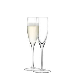 Champagne Flute 160ml Clear Set of Two