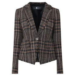 Check Single-Breasted Blazer