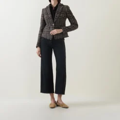 Check Single-Breasted Blazer