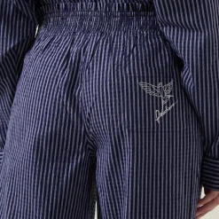 Chicory Striped Pyjama Bottoms