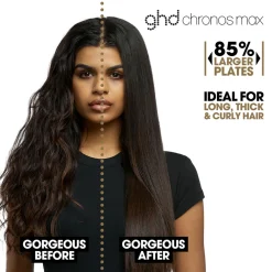 Chronos Max - Wide Plate Hair Straightener - Black