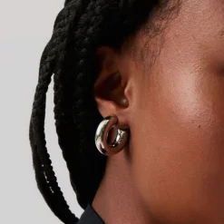Chubby Medium Hoop Earrings