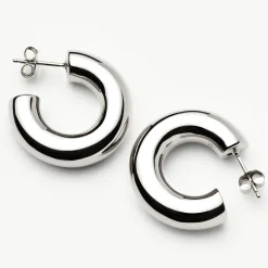 Chubby Medium Hoop Earrings