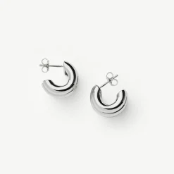 Chubby Triple Small Hoop Earrings