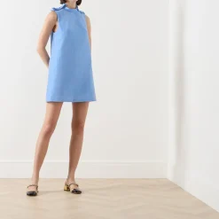Cielo Shoulder Bows Mini Dress