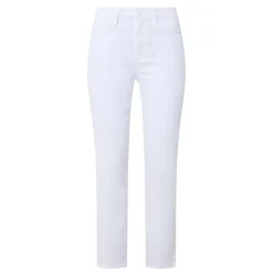 Cindy Mid-Rise Cropped Straight Leg Jeans