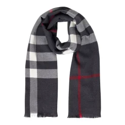 Classic Check Merino Wool Scarf