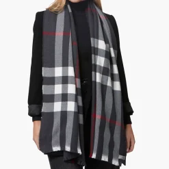 Classic Check Merino Wool Scarf
