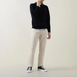 Classic Cotton Crew Neck Sweater
