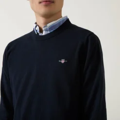 Classic Cotton Crew Neck Sweater