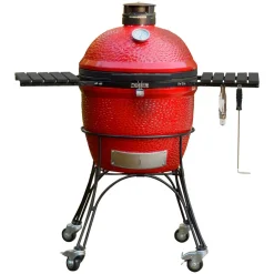 Classic II Red with Cart, Side Shelves, Heat Deflector and Tools