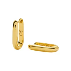 Classic Ovate Hoop Earrings