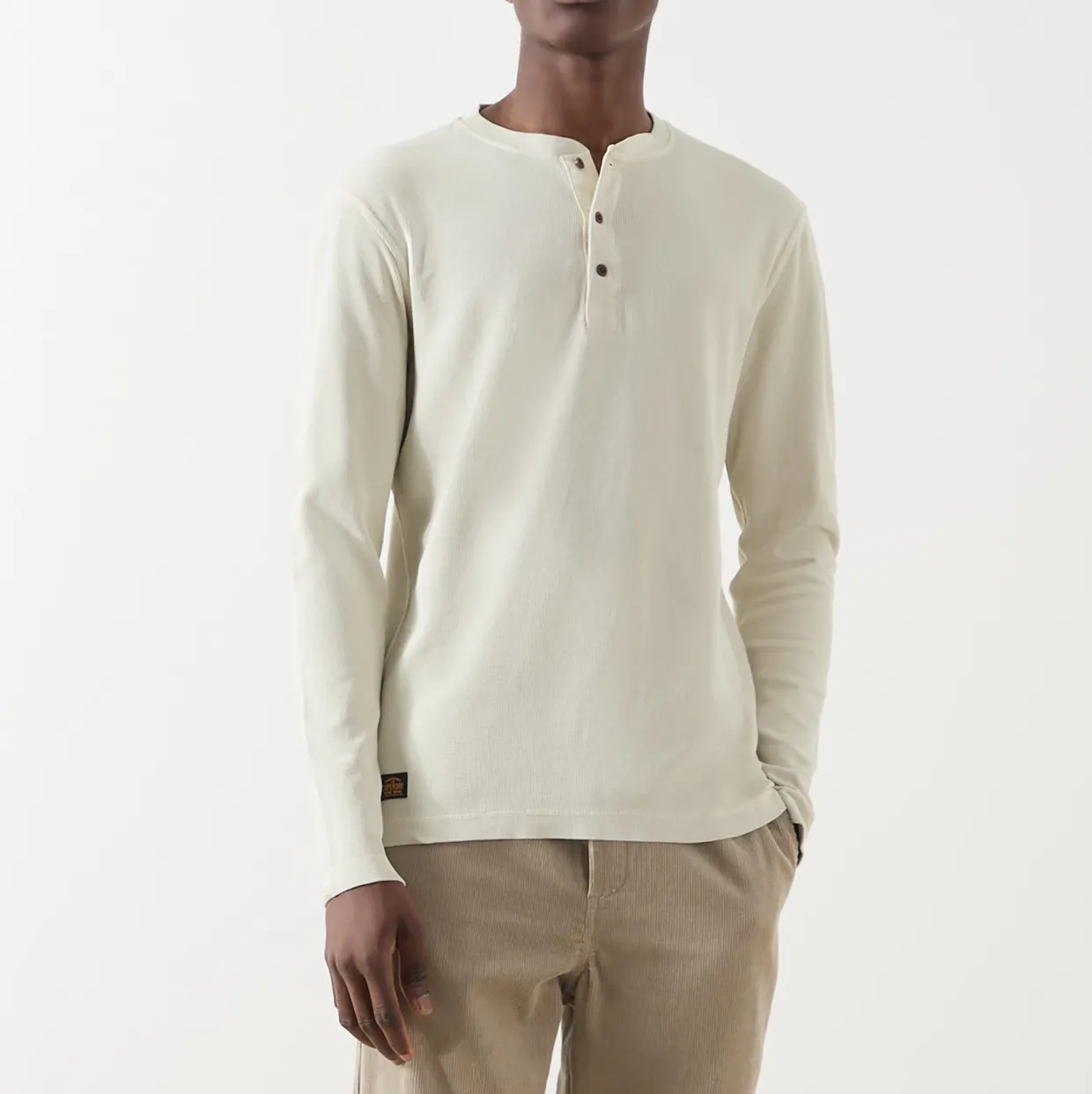 Classic Vintage Logo Henley Top
