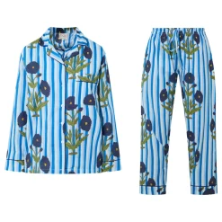 Claudia Floral Stripe Pyjama Set