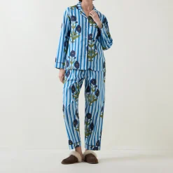 Claudia Floral Stripe Pyjama Set