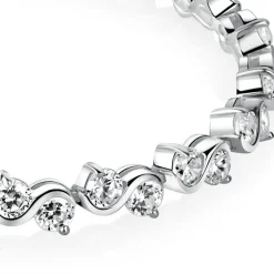 Clear Cubic Zirconia Stone Bracelet