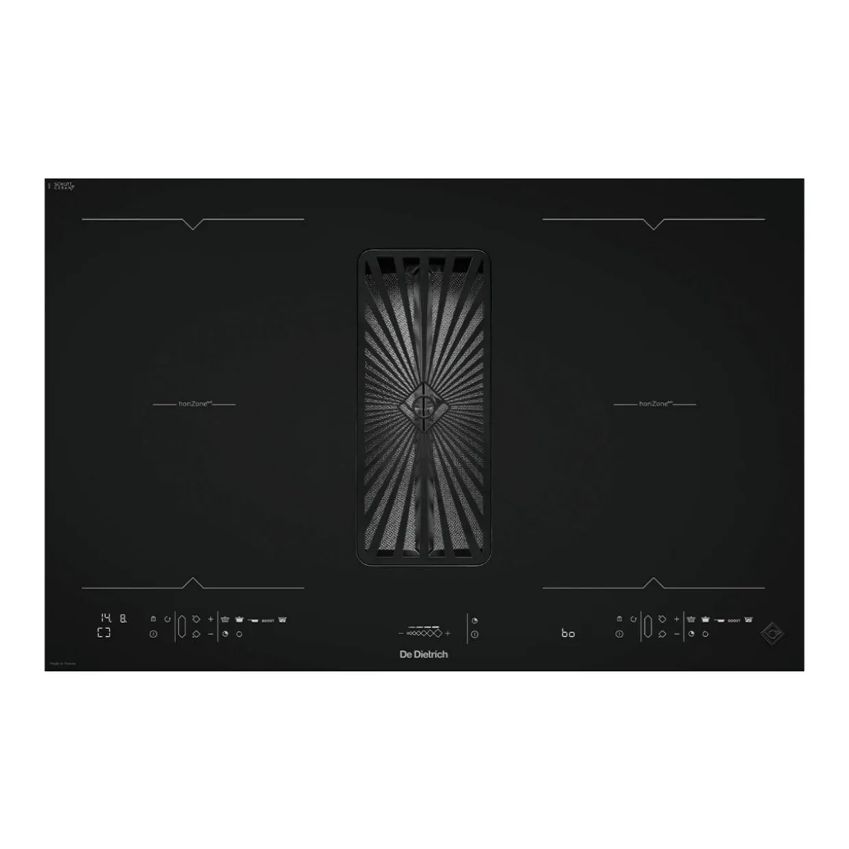 80cm Four Zone Venting Induction Hob