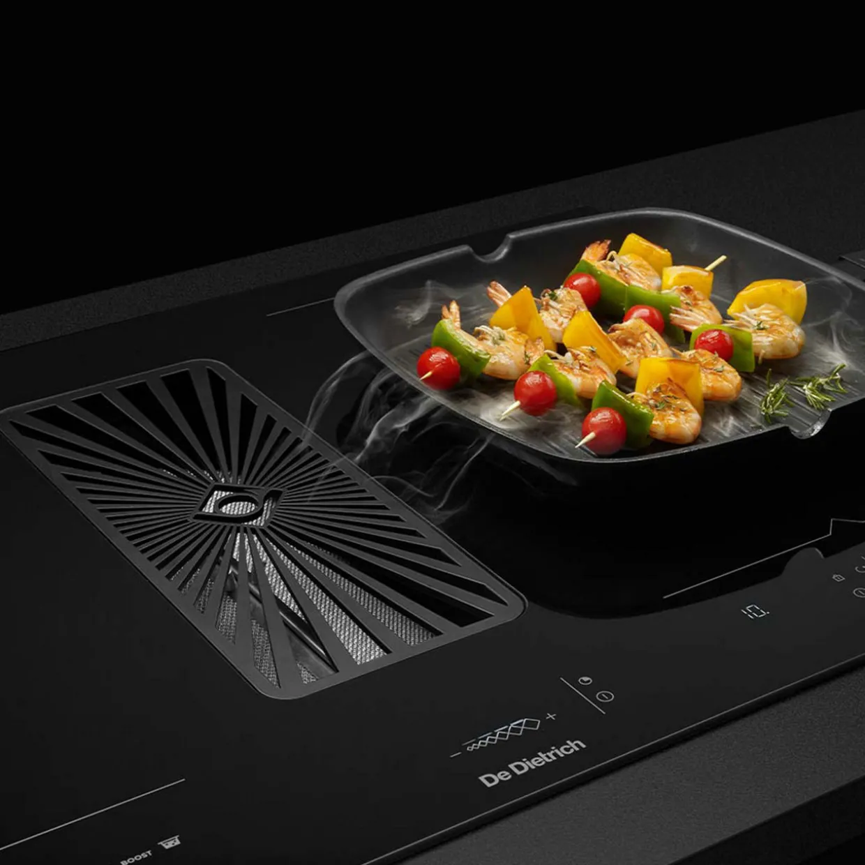 80cm Four Zone Venting Induction Hob