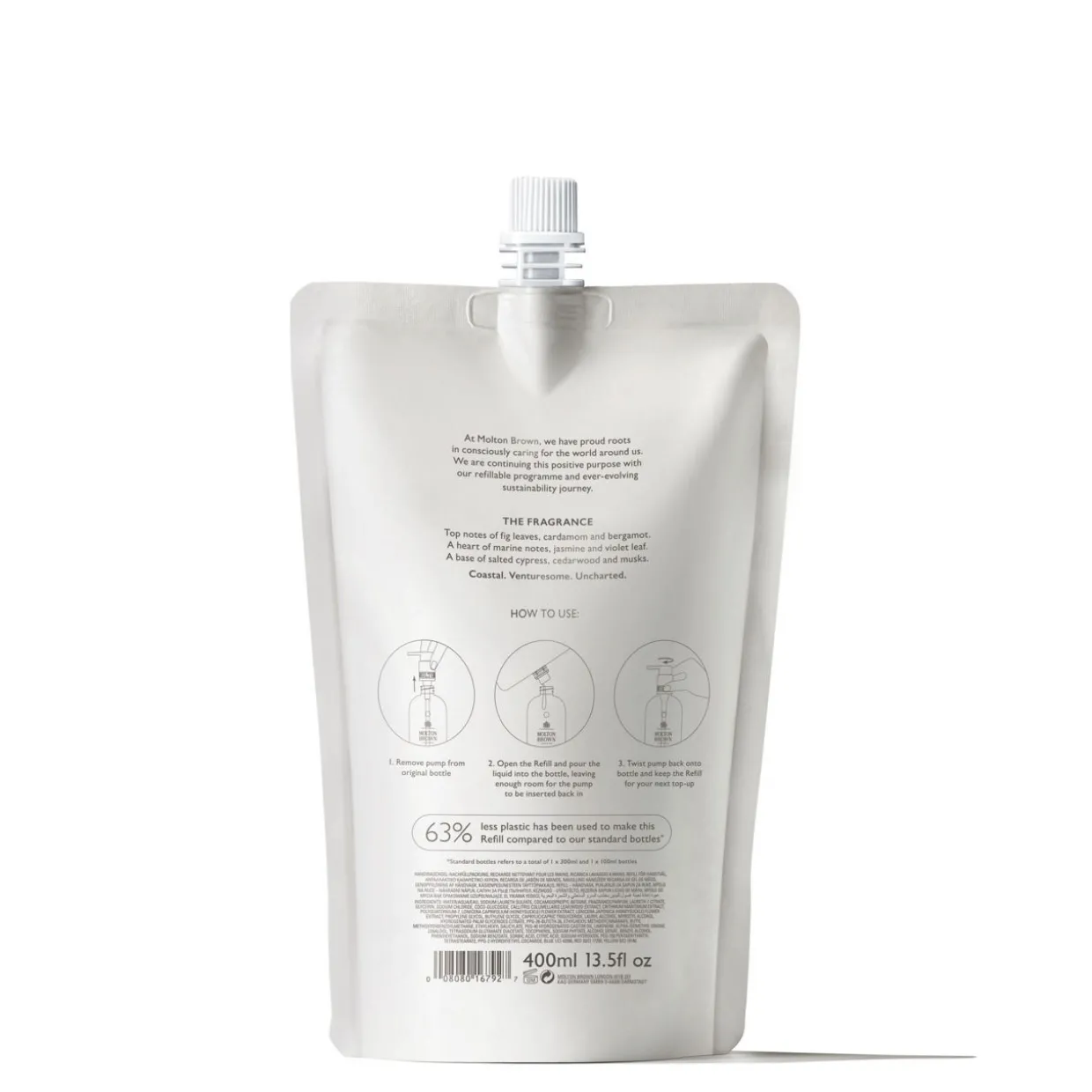 Coastal Cypress & Sea Fennel Fine Liquid Hand Wash Refill