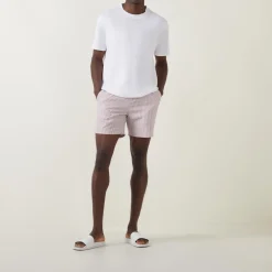 Colbert Striped Seersucker Swim Shorts