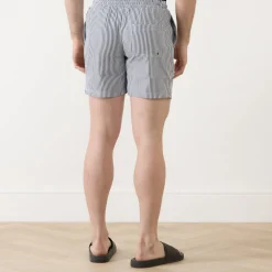 Colbert Striped Seersucker Swim Shorts