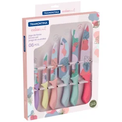 Colorcut Six-Piece Kitchen Knife Set