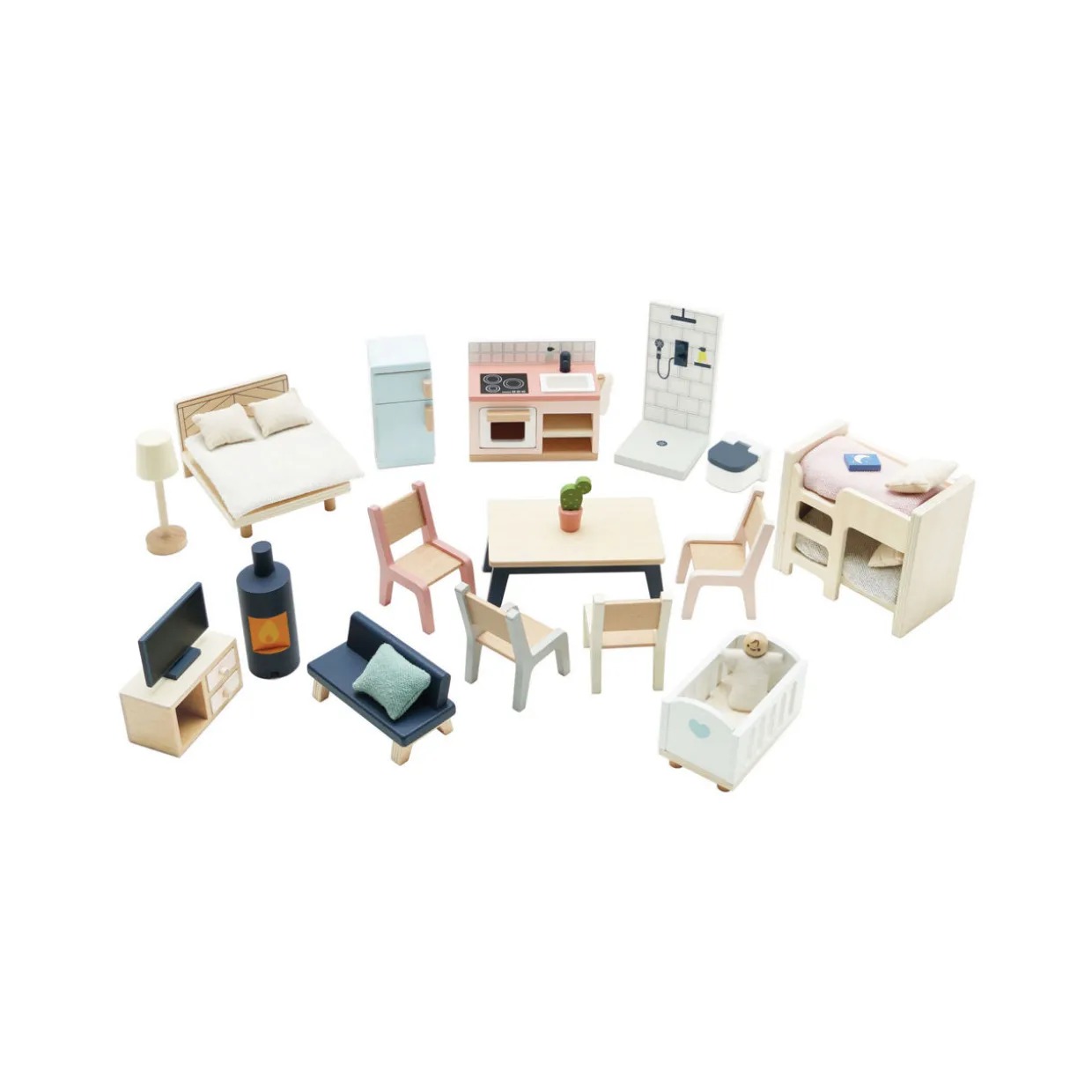 Complete Dolls House Furniture Set