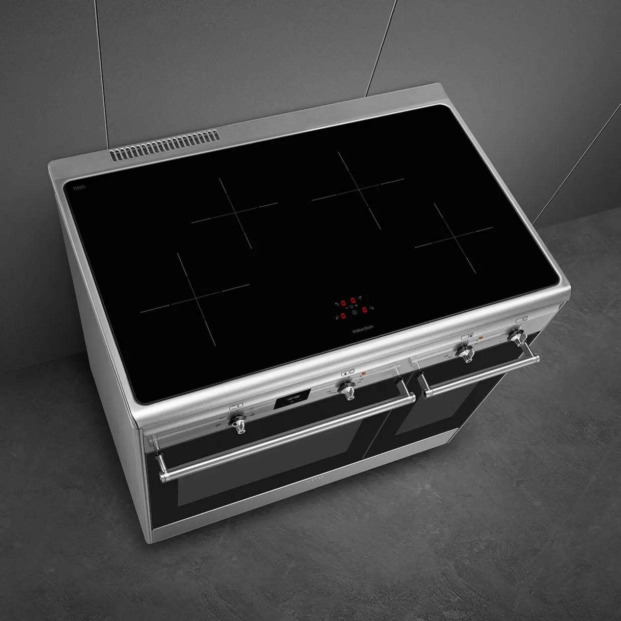 Concert Stainless Steel 90cm Double Cavity Induction Cooker