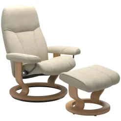 Consul Cream Medium Recliner Chair