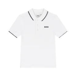 Contrast Trim Logo Polo Shirt