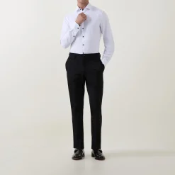 Contrast Trim Single Cuff Shirt
