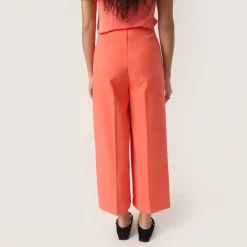 Corinne High-Rise Cropped Wide Leg Trousers