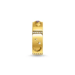 Cosmic Motif Band Ring