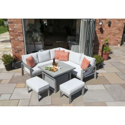 Costa Mini Modular Garden Set & Cover Grey