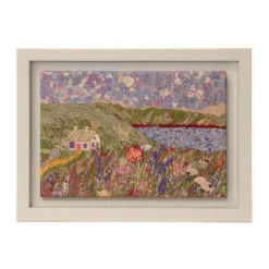 Cottage Canvas Framed Print
