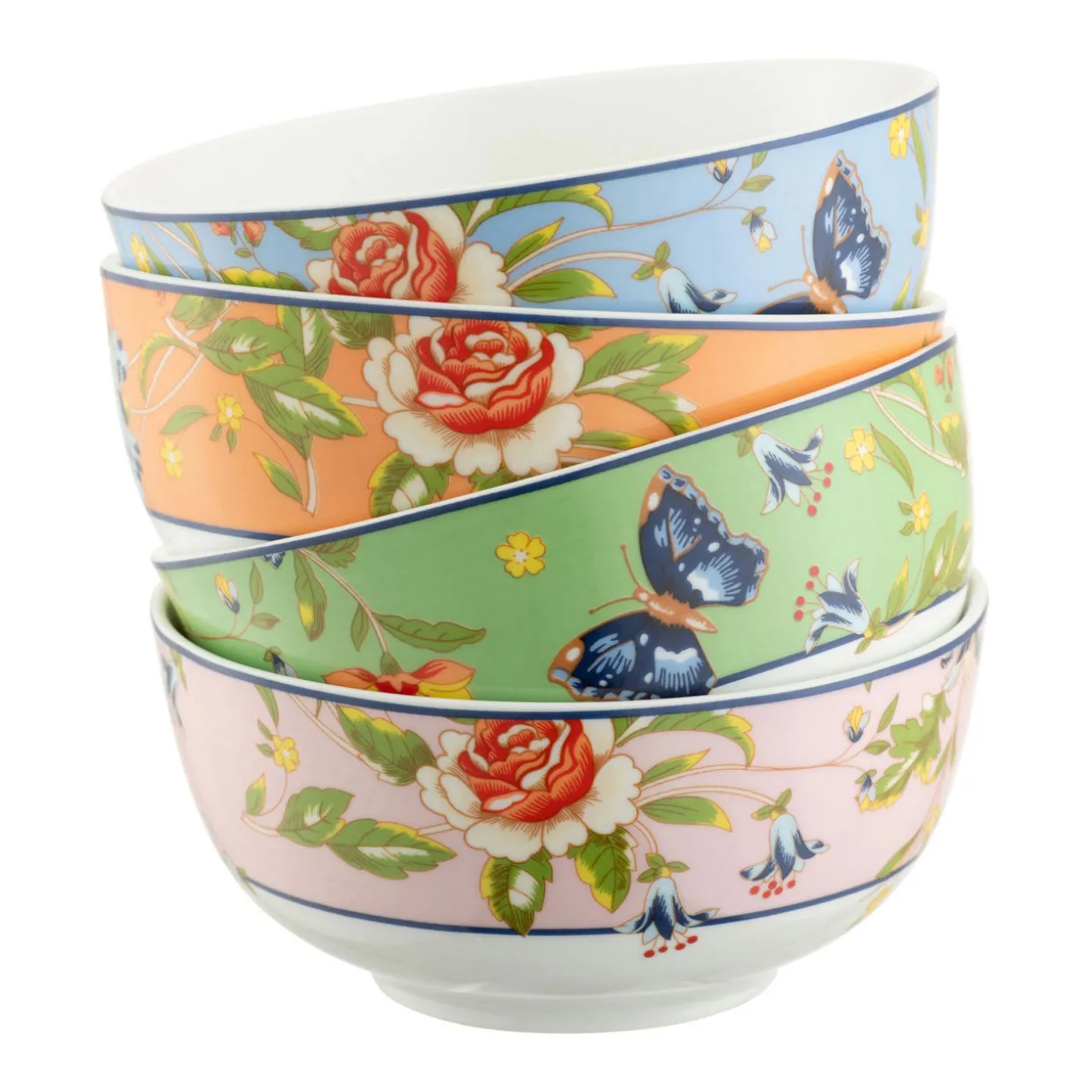 Cottage Garden - Cereal Bowls X 4