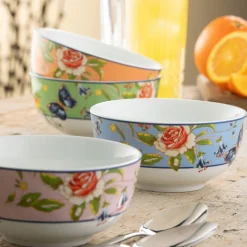 Cottage Garden - Cereal Bowls X 4
