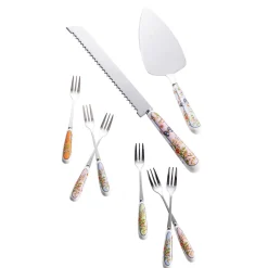Cottage Garden Pastry Set - 8 Pce
