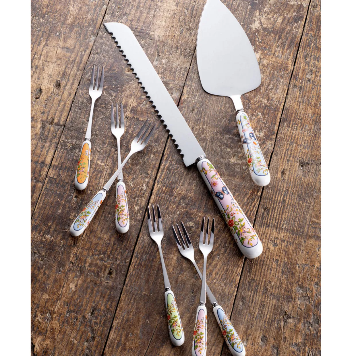 Cottage Garden Pastry Set - 8 Pce